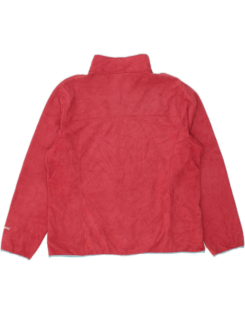 L.L.BEAN Womens Fleece Jacket UK 16 Large Red Polyester | Vintage L.L.Bean | Thrift | Second-Hand L.L.Bean | Used Clothing | Messina Hembry 