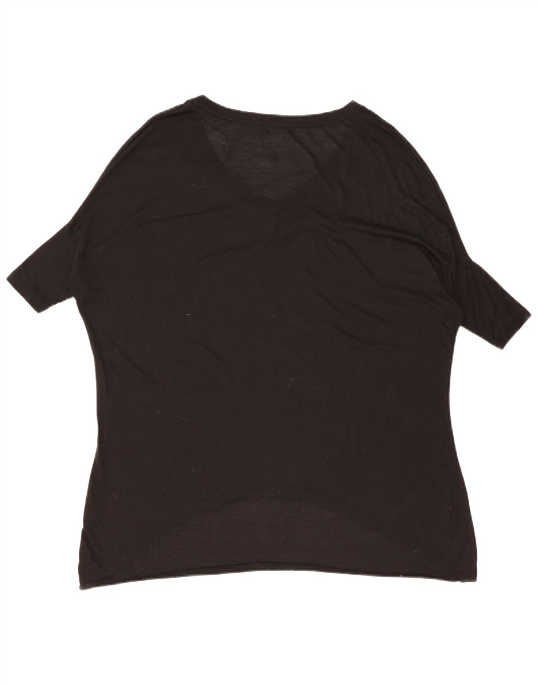 Zara Womens Oversized Tunic Top UK 10 Small Black