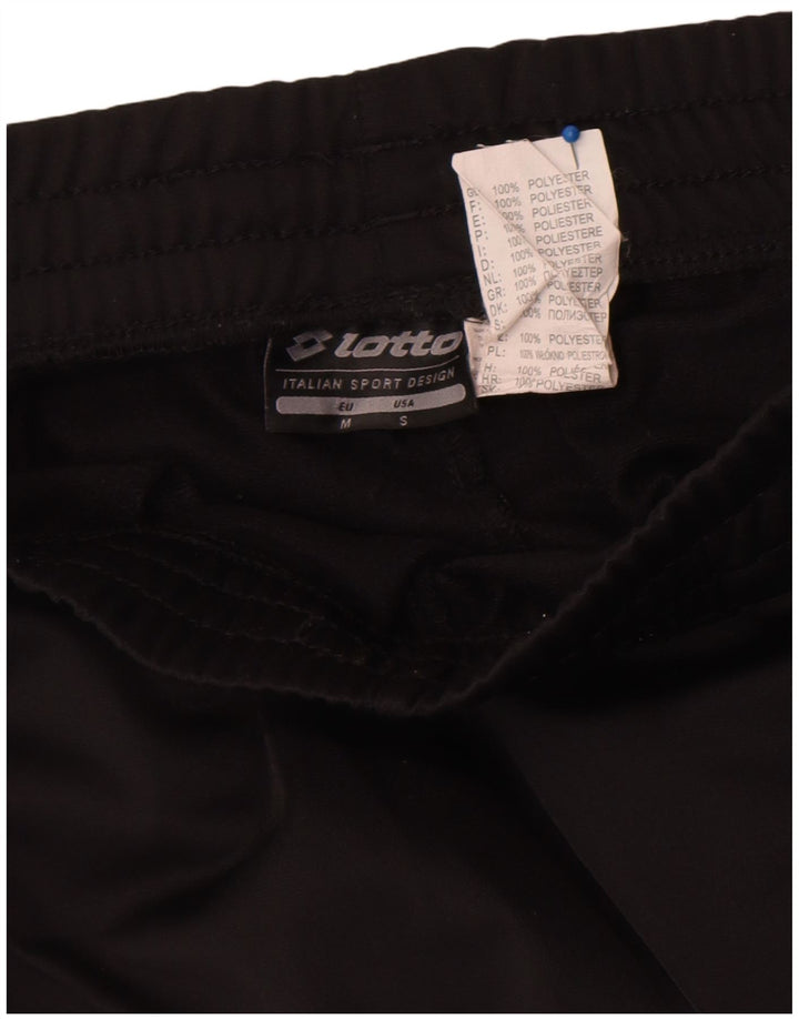 Lotto Mens Tracksuit Trousers Small Black Polyester