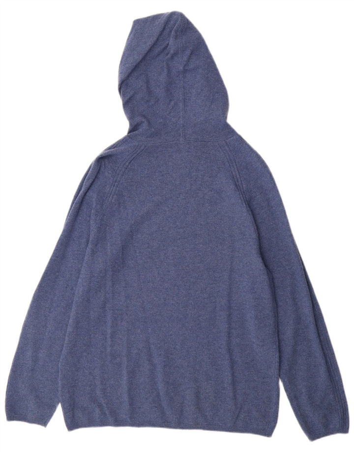 Calvin Klein Mens Hooded Jumper Sweater Small Blue Flecked
