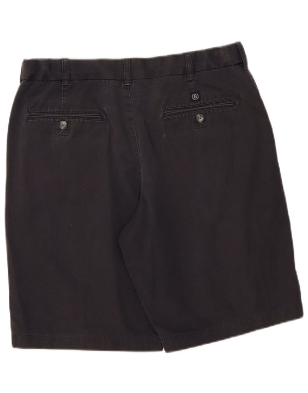 Marks & Spencer Mens Chino Shorts W32 Medium  Navy Blue Cotton