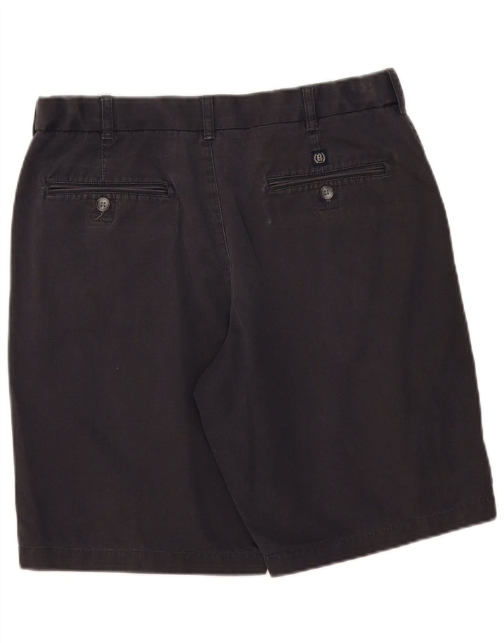 Marks & Spencer Mens Chino Shorts W32 Medium  Navy Blue Cotton