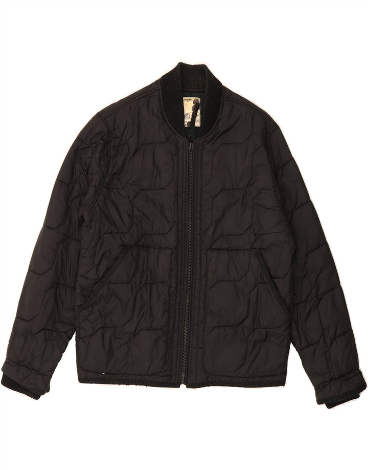 OLD NAVY Mens Padded Jacket UK 36 Small Black Vintage Old Navy and Second-Hand Old Navy from Messina Hembry 