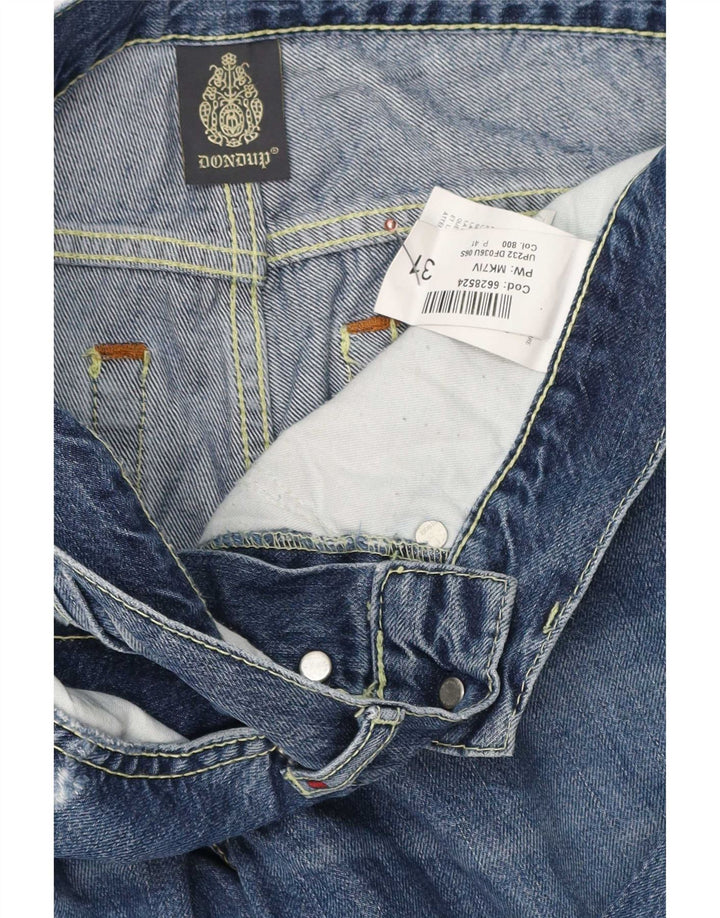 Dondup Womens Distressed Slim Jeans W31 L29 Blue Cotton