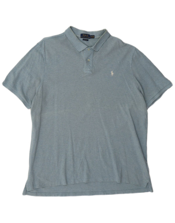 Polo Ralph Lauren Mens Classic Fit Shirt 2XL Blue Cotton