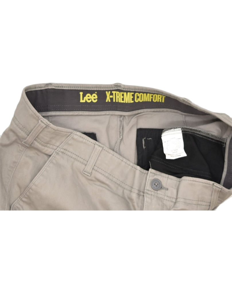 LEE Mens Comfort Fit Chino Trousers W38 L29 Grey Cotton | Vintage | Thrift | Second-Hand | Used Clothing | Messina Hembry 