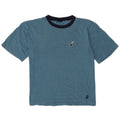Asics Mens T-Shirt Top Medium Blue Flecked Cotton
