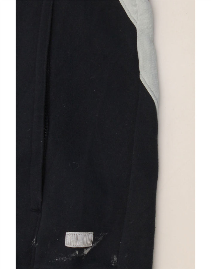 ADIDAS Mens Tracksuit Top Jacket Large Navy Blue Colourblock Polyester