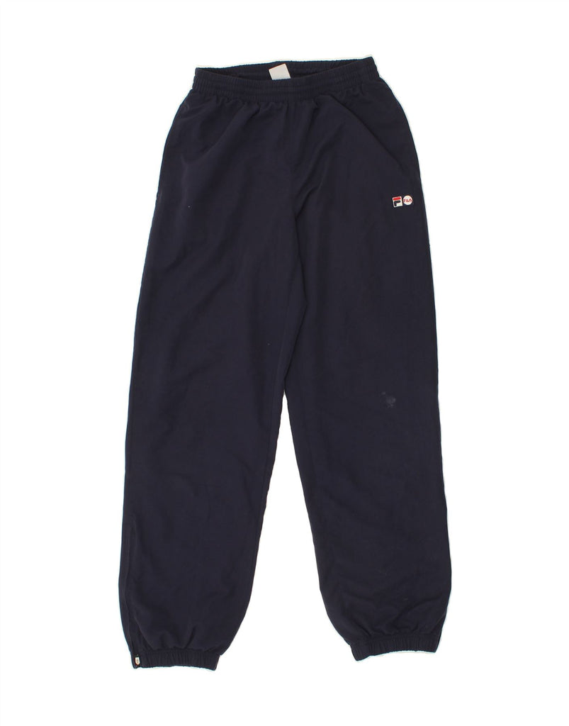 FILA Mens Tracksuit Trousers Joggers IT 46/48 Small Navy Blue Polyester Vintage Fila and Second-Hand Fila from Messina Hembry 