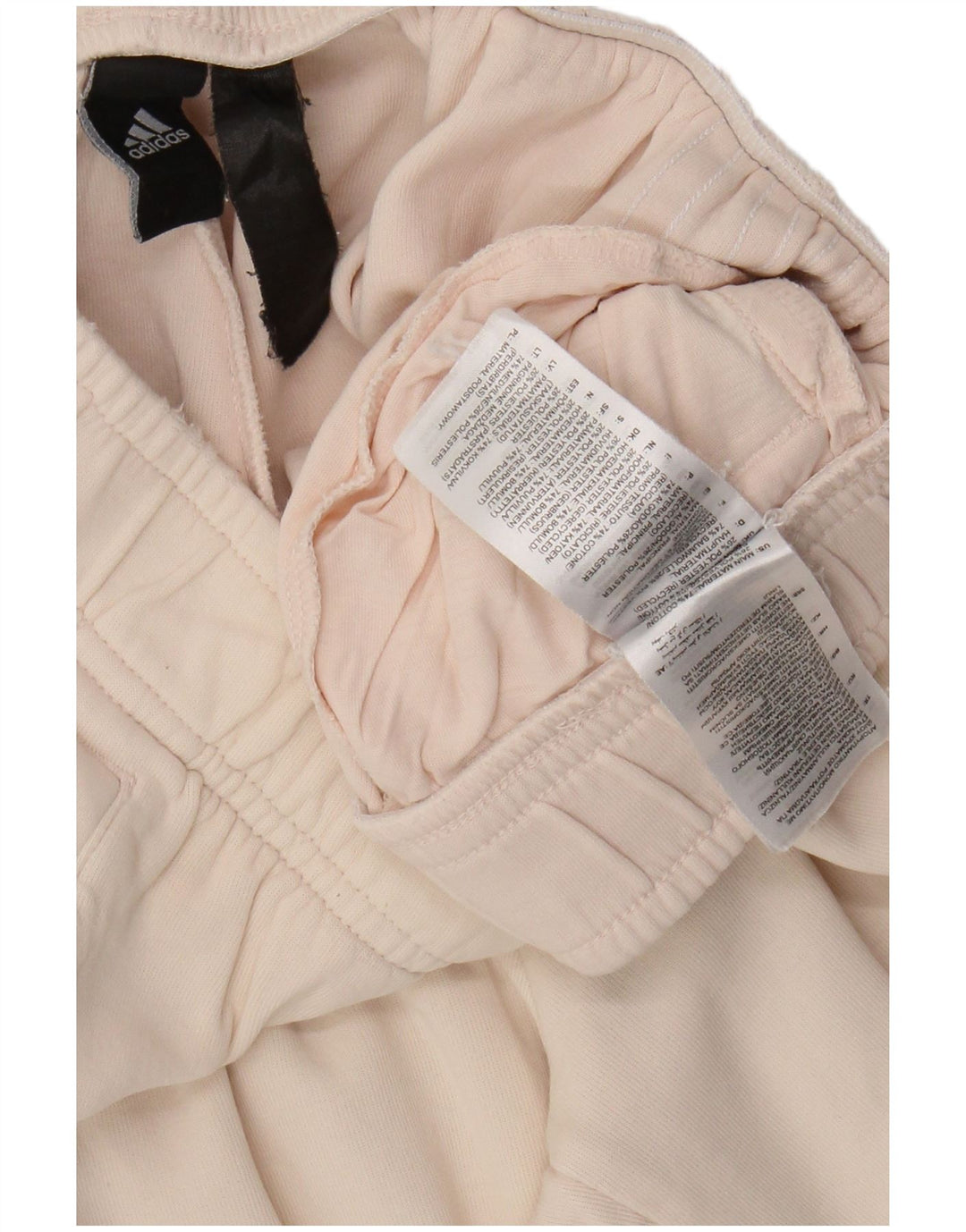 Adidas Womens Tracksuit Trousers Joggers UK 14 Medium  Pink Cotton