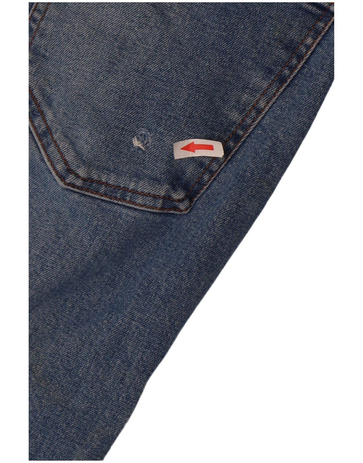 Zara Mens Slim Jeans EU 42 Large W32 L32 Blue Cotton