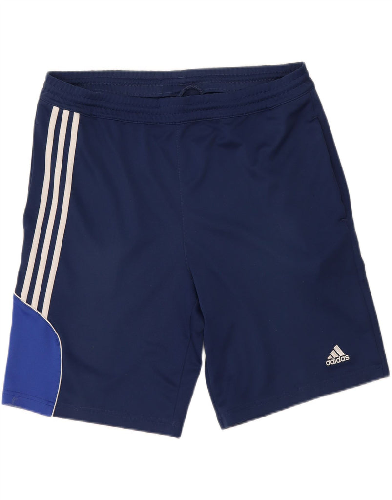 ADIDAS Mens Sport Shorts Large  Navy Blue Colourblock Polyester Vintage Adidas and Second-Hand Adidas from Messina Hembry 