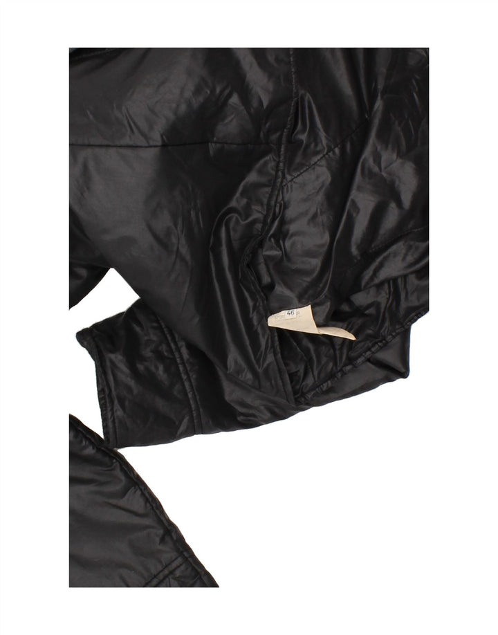 FENDISSIME Womens Bomber Jacket IT 46 Large Black Polyamide Vintage Fendissime and Second-Hand Fendissime from Messina Hembry 