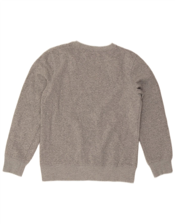 Levi's Boys Graphic Sweatshirt Jumper 13-14 Years Grey Flecked Cotton