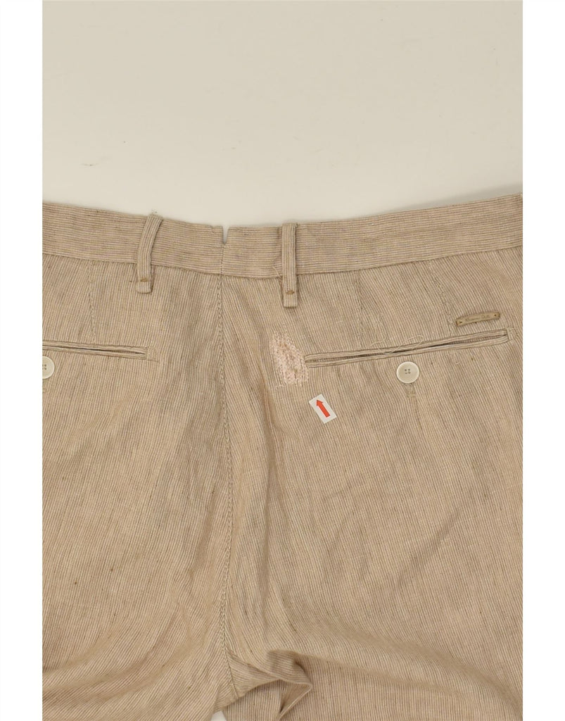 MASSIMO DUTTI Womens Slim Chino Trousers W34 L26 Beige | Vintage Massimo Dutti | Thrift | Second-Hand Massimo Dutti | Used Clothing | Messina Hembry 