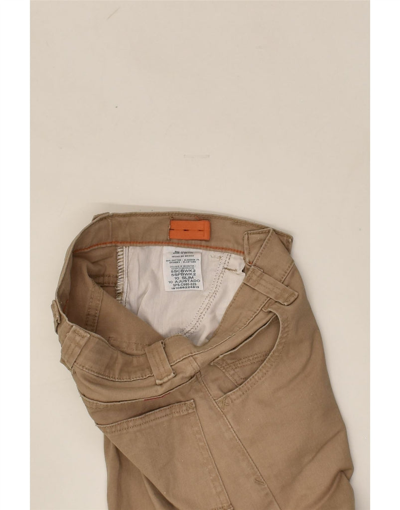 WRANGLER Boys Slim Jeans 9-10 Years W24 L24  Brown Cotton | Vintage Wrangler | Thrift | Second-Hand Wrangler | Used Clothing | Messina Hembry 