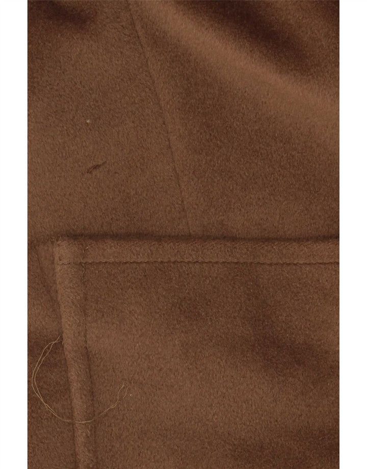 Max Mara Womens Oversized Overcoat UK 12 Medium Brown Wool
