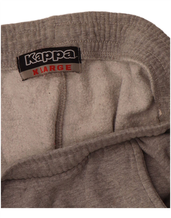 Kappa Mens Tracksuit Trousers Joggers XL Grey Flecked