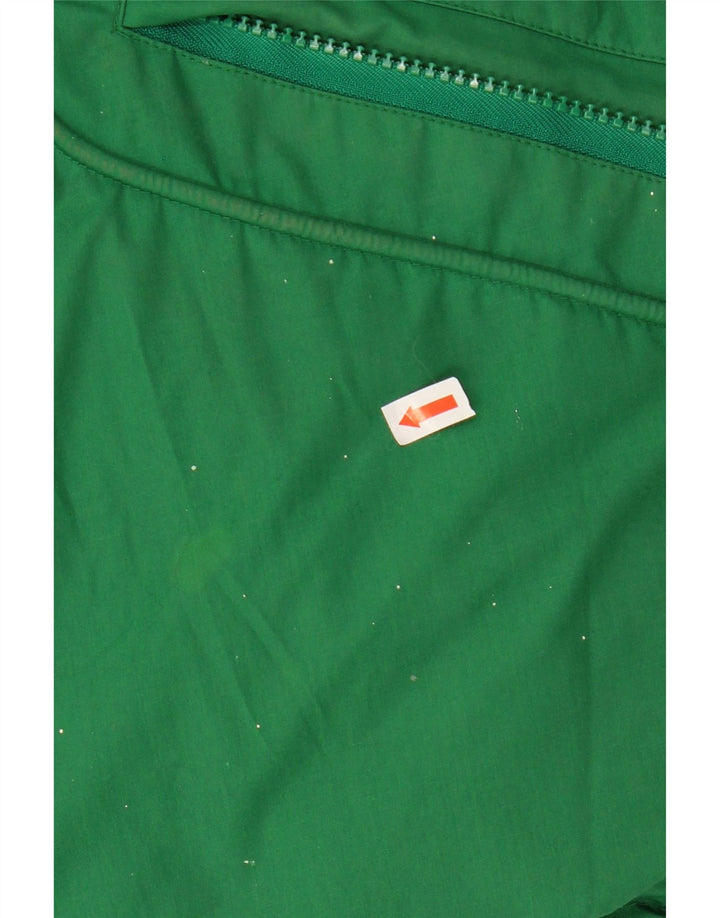 DIADORA Mens Padded Jacket UK 40 Large Green Colourblock Polyester