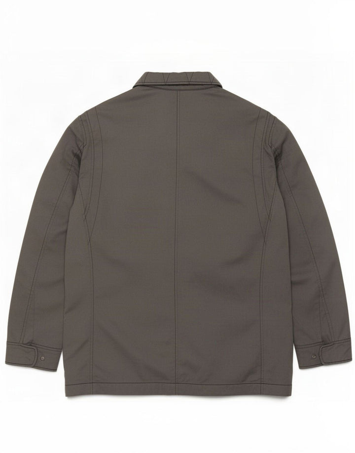 Sergio Tacchini Mens Utility Jacket UK 42 XL Grey Cotton