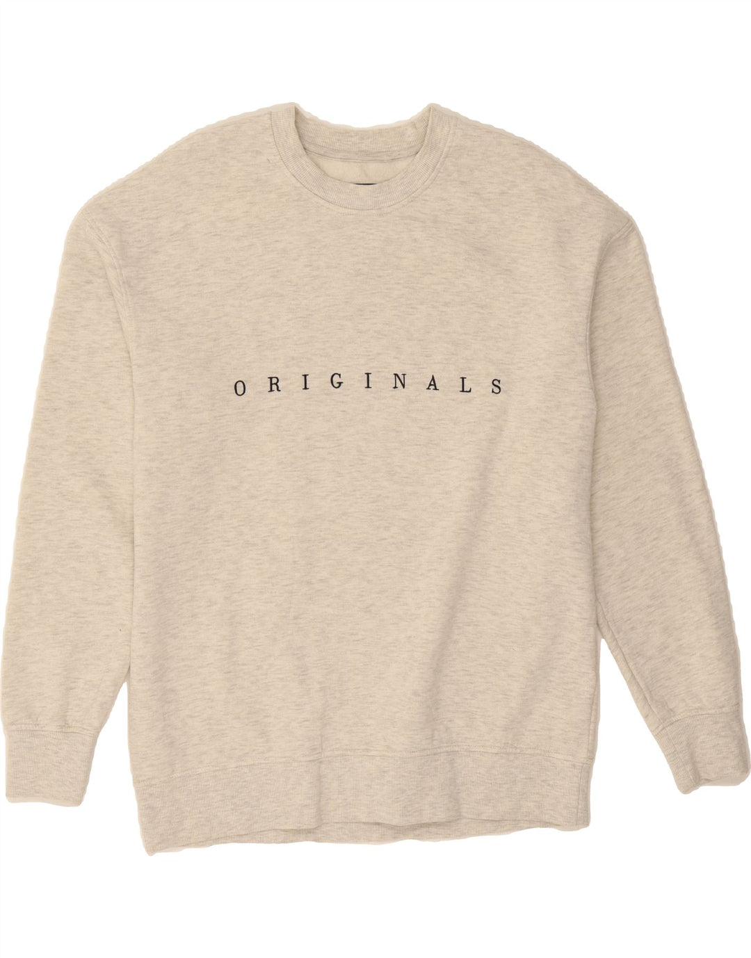 JACK & JONES Mens Originals Graphic Sweatshirt Jumper XL Grey Polyester Vintage Jack & Jones and Second-Hand Jack & Jones from Messina Hembry 