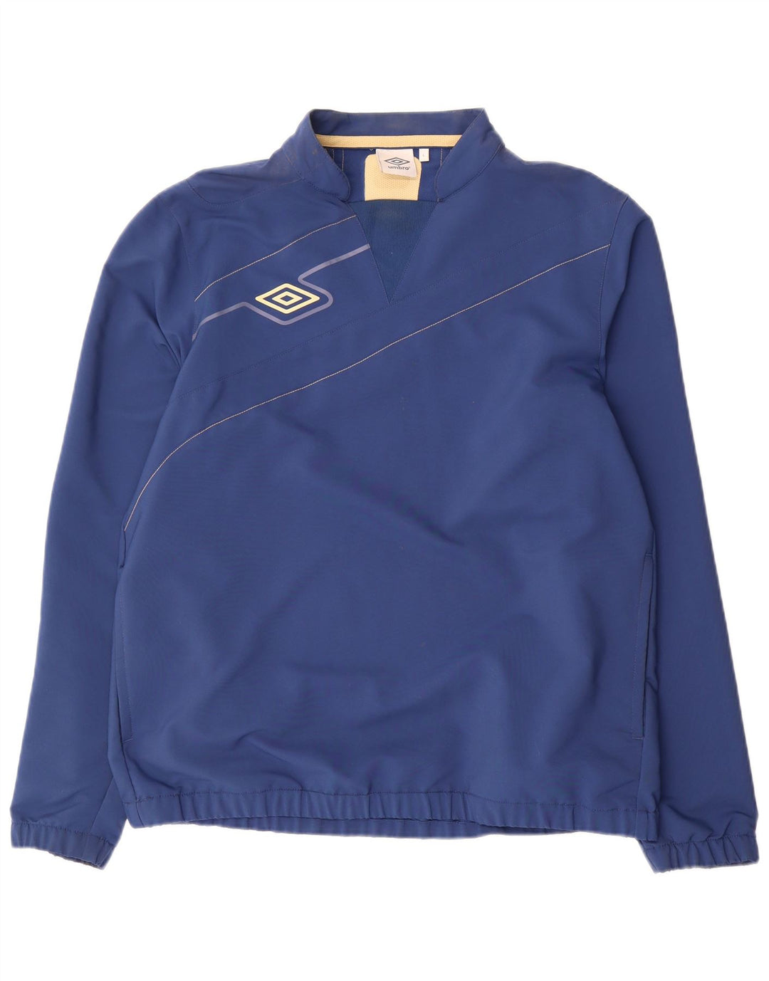 Umbro Mens Graphic Pullover Tracksuit Top Jacket Large Blue Striped