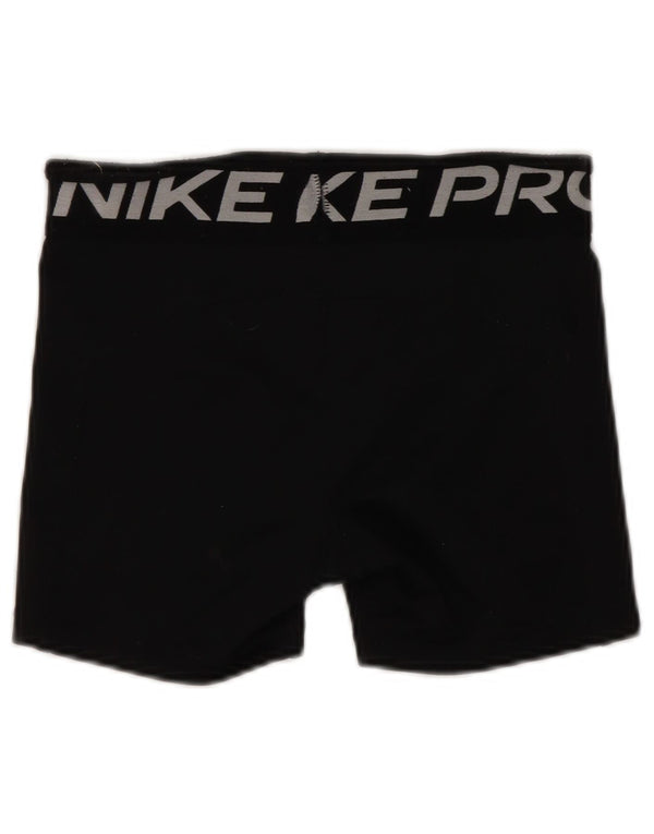 Nike Girls Graphic Sport Shorts 10-11 Years Medium Black Polyester Sports