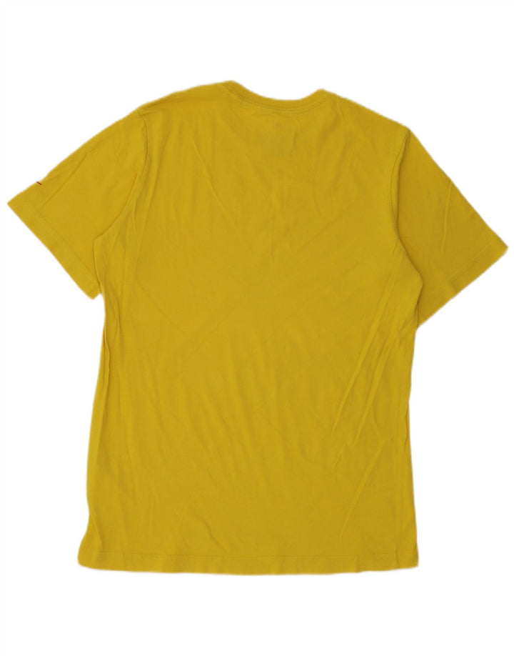 NIKE Boys Graphic T-Shirt Top 13-14 Years XL Yellow Cotton