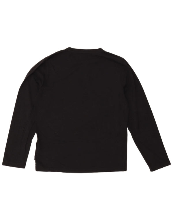 Converse Mens Graphic Top Long Sleeve Medium Black Cotton