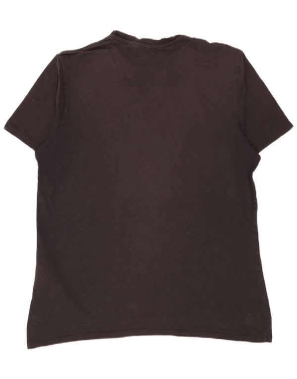 LEVI'S Mens Graphic T-Shirt Top Large Black Cotton