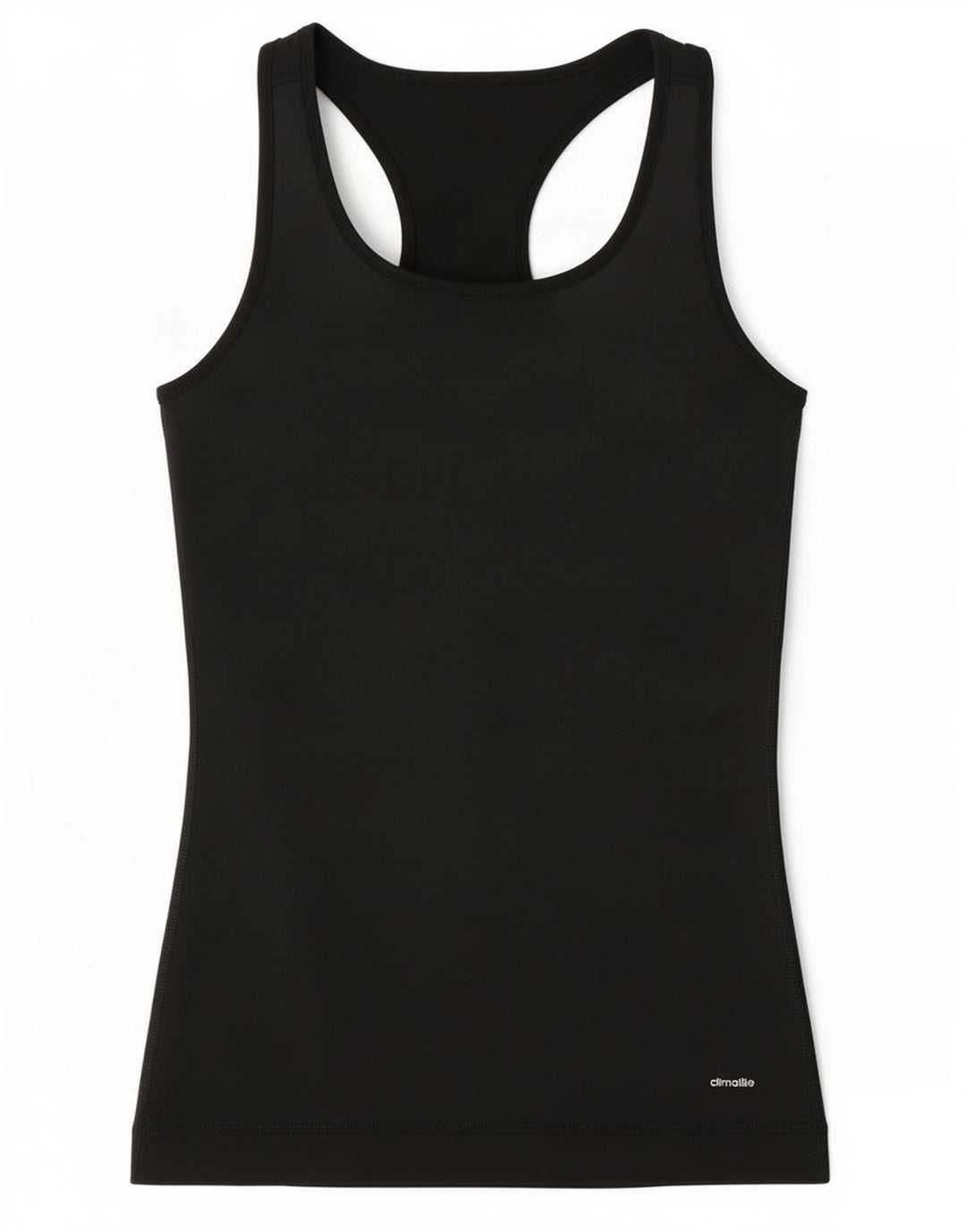 Adidas Womens Climalite Vest Top UK 12/14 Medium Black Polyester