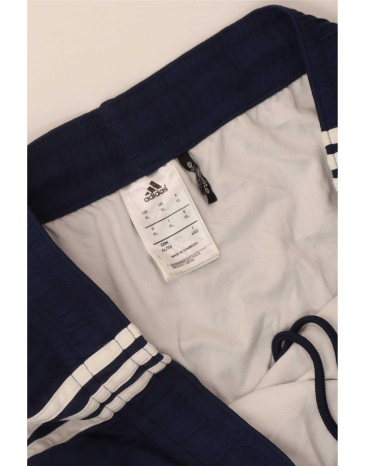 Adidas Mens Climalite Sport Shorts XL Navy Blue Polyester