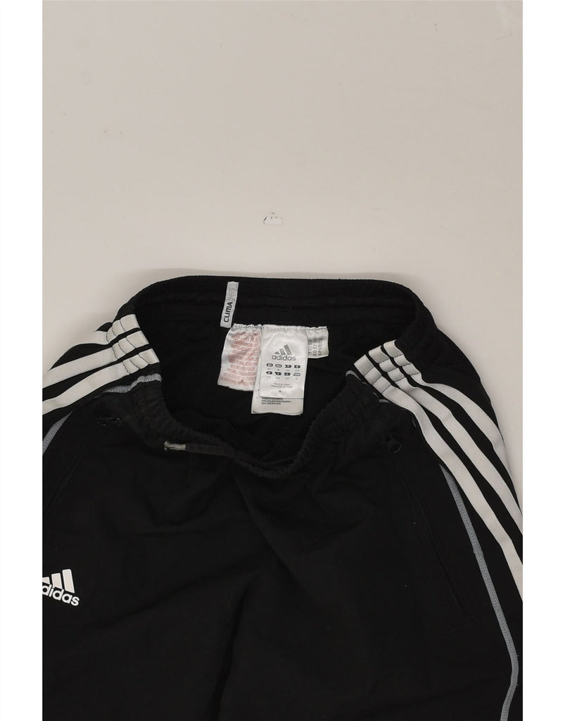 ADIDAS Boys Clima 365 Tracksuit Trousers 11-12 Years Black Polyester | Vintage Adidas | Thrift | Second-Hand Adidas | Used Clothing | Messina Hembry 