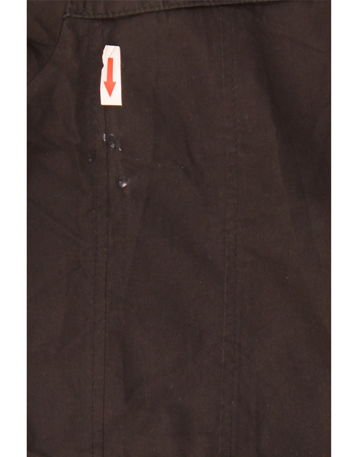 Marks & Spencer Mens Blue Harbour Hooded Rain Jacket UK 42 XL Black