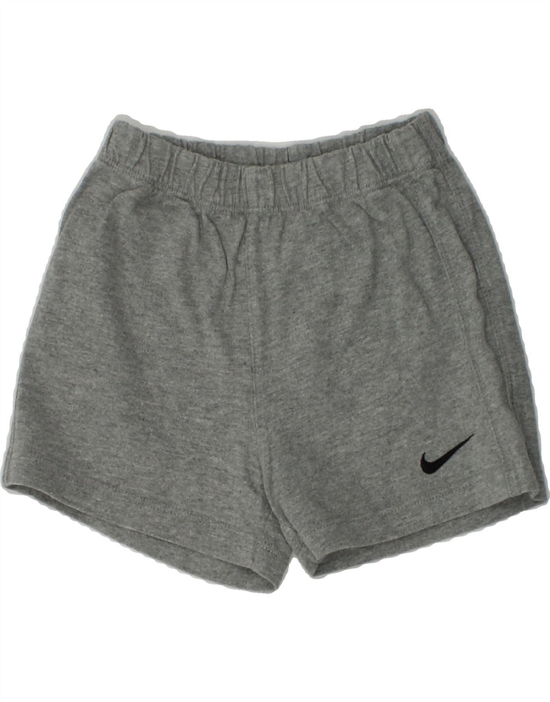 NIKE Baby Boys Sport Shorts 9-12 Months Grey Cotton | Vintage Nike | Thrift | Second-Hand Nike | Used Clothing | Messina Hembry 