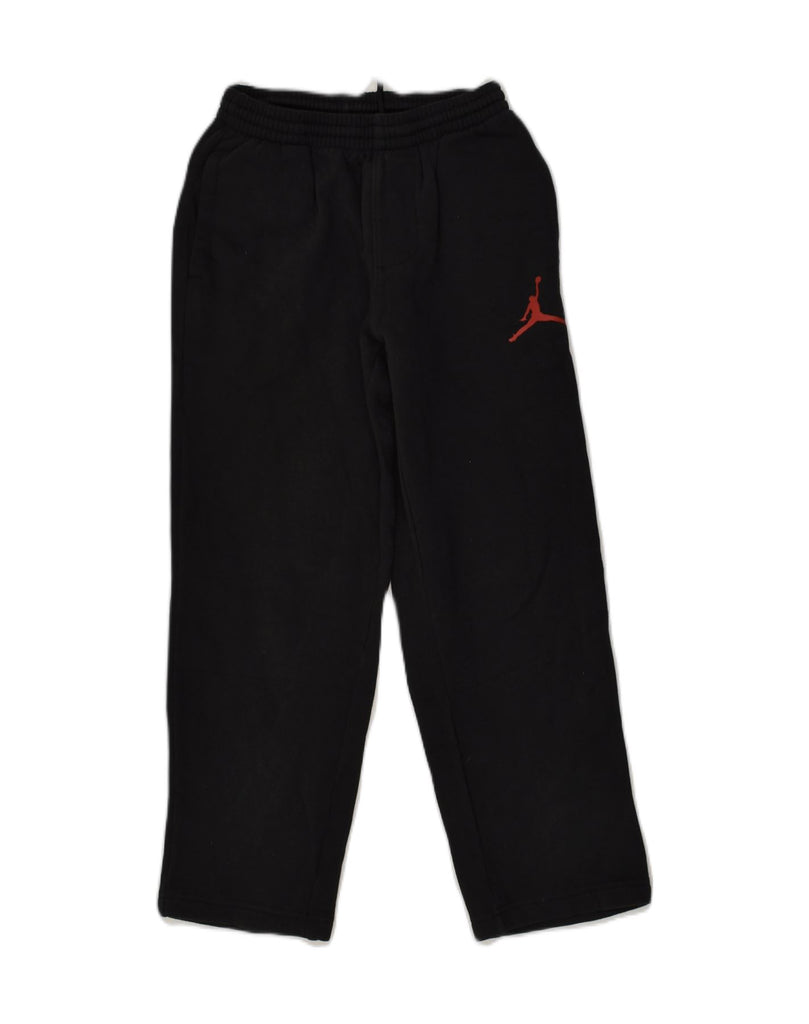 JORDAN Boys Tracksuit Trousers 10-11 Years Medium Black Cotton | Vintage Jordan | Thrift | Second-Hand Jordan | Used Clothing | Messina Hembry 