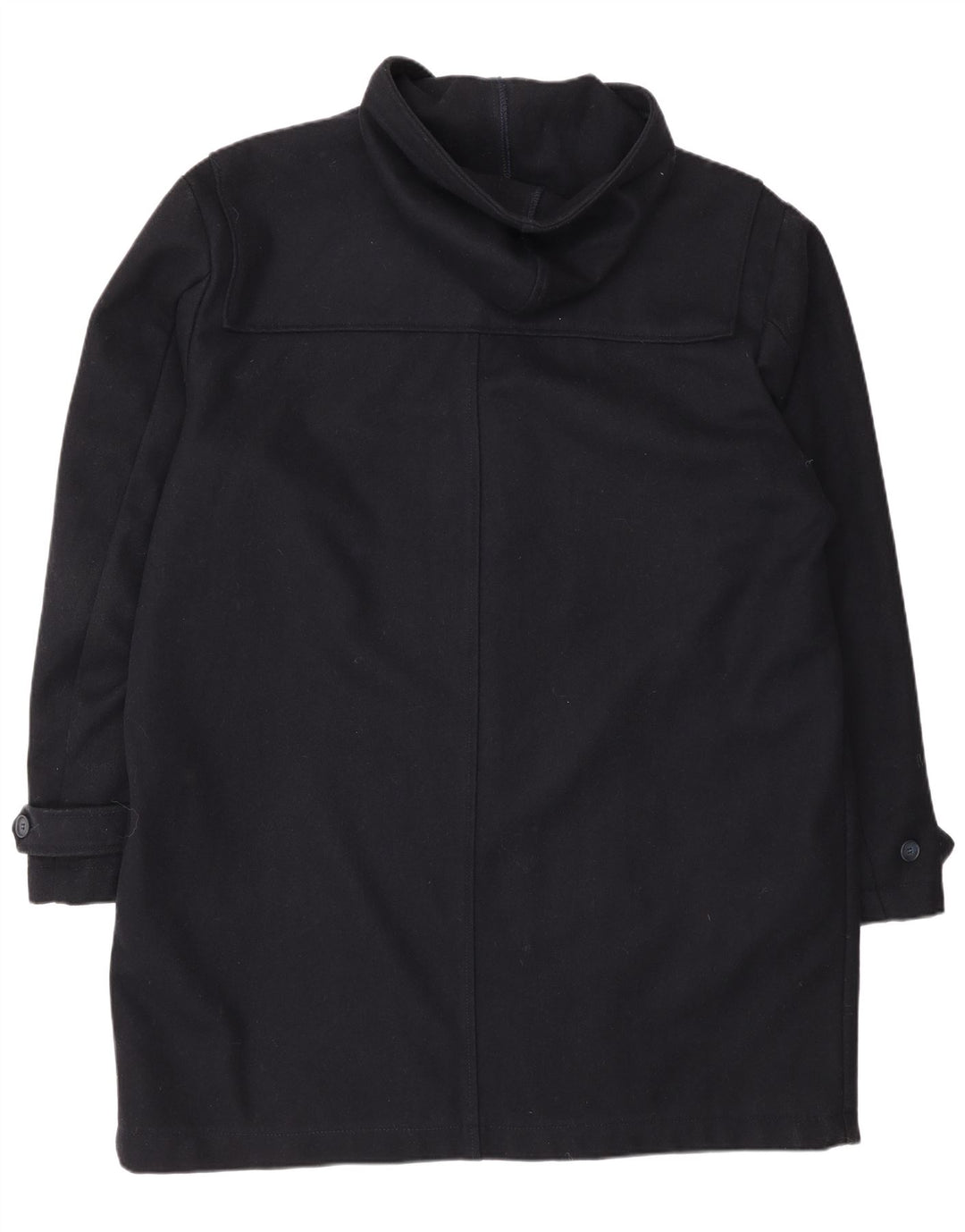 Rifle Mens Hooded Duffle Coat UK 42 XL Navy Blue Wool