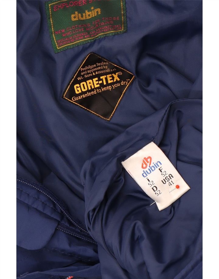 Dubin Mens Gore-Tex Padded Jacket IT 52 XL Blue Polyester