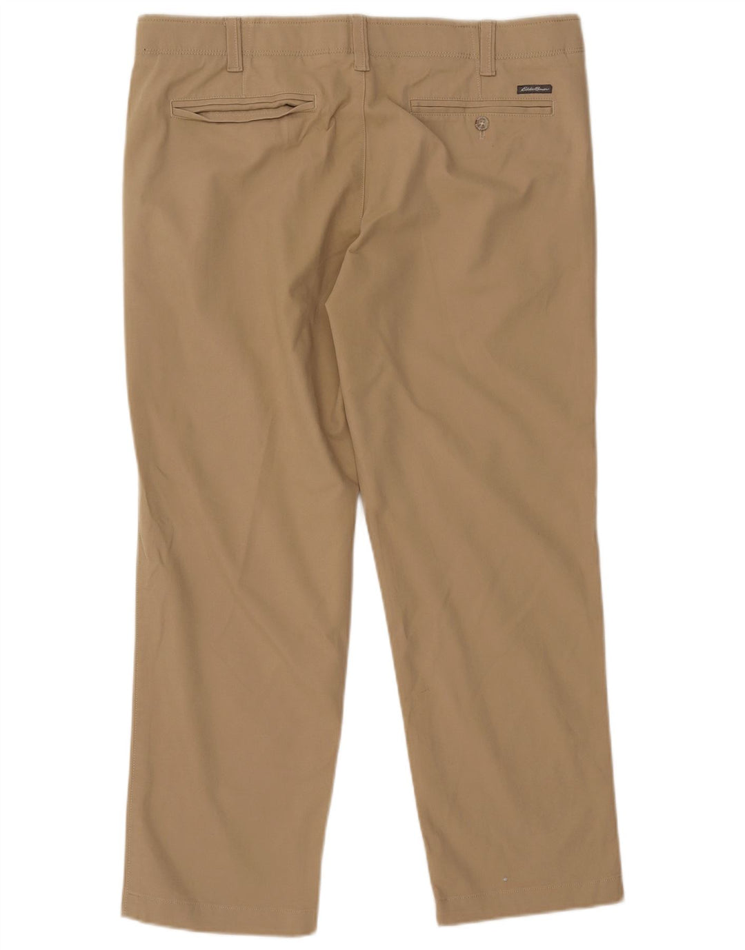 EDDIE BAUER Mens Straight Chino Trousers  W38 L30 Beige Cotton