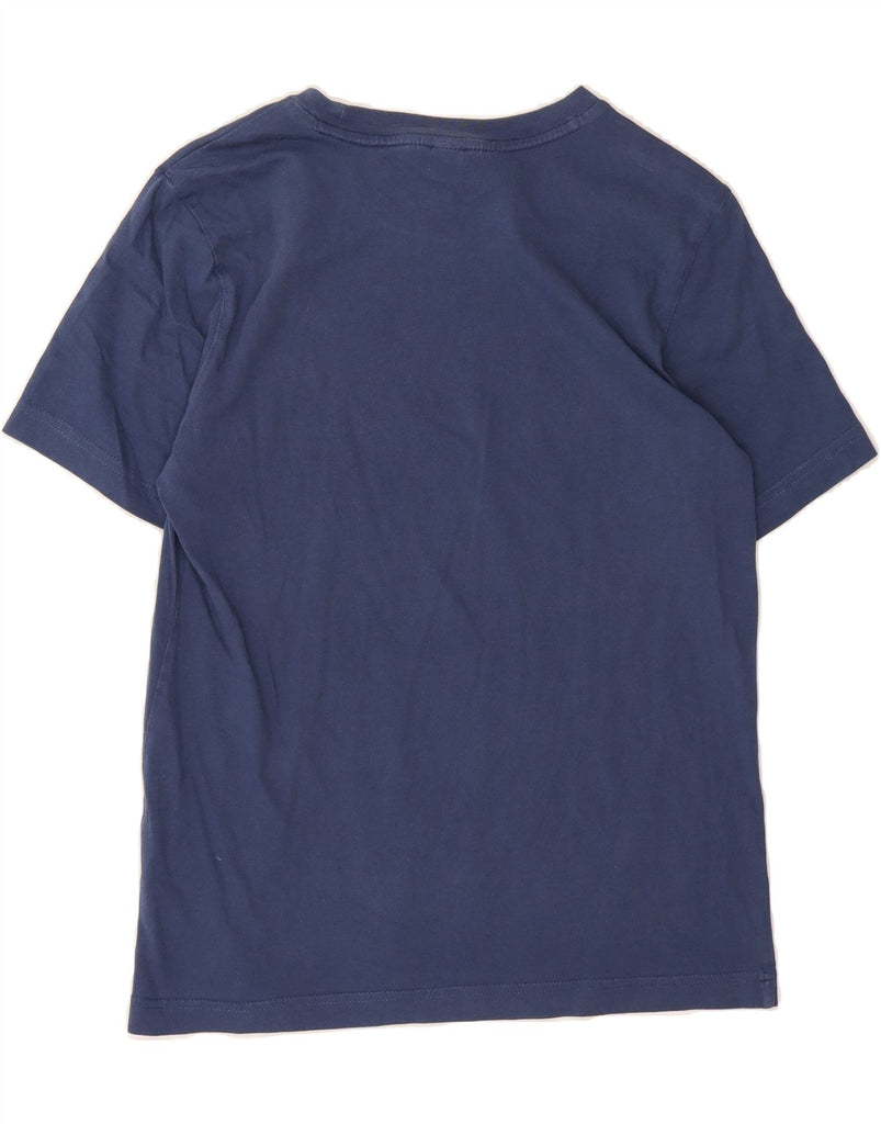 ADIDAS Boys Graphic T-Shirt Top 13-14 Years Navy Blue Cotton Vintage Adidas and Second-Hand Adidas from Messina Hembry 