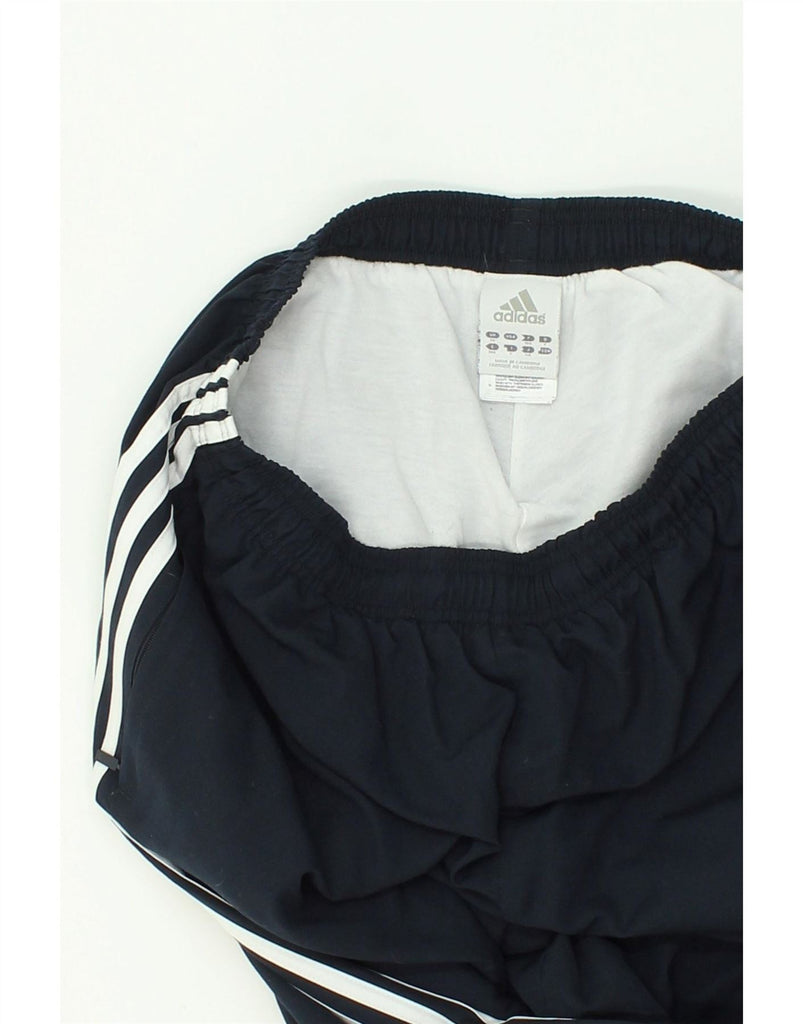 ADIDAS Mens Tracksuit Trousers Joggers Large Navy Blue Polyester Vintage Adidas and Second-Hand Adidas from Messina Hembry 