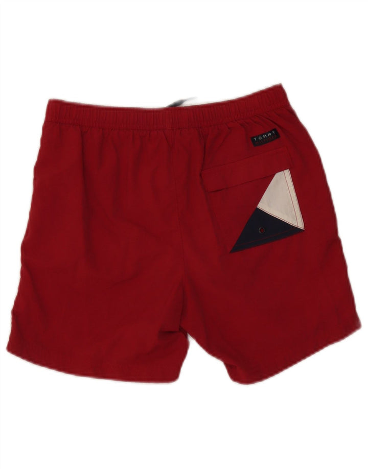 Tommy Hilfiger Boys Swimming Shorts 12-13 Years  Red Colourblock Polyester