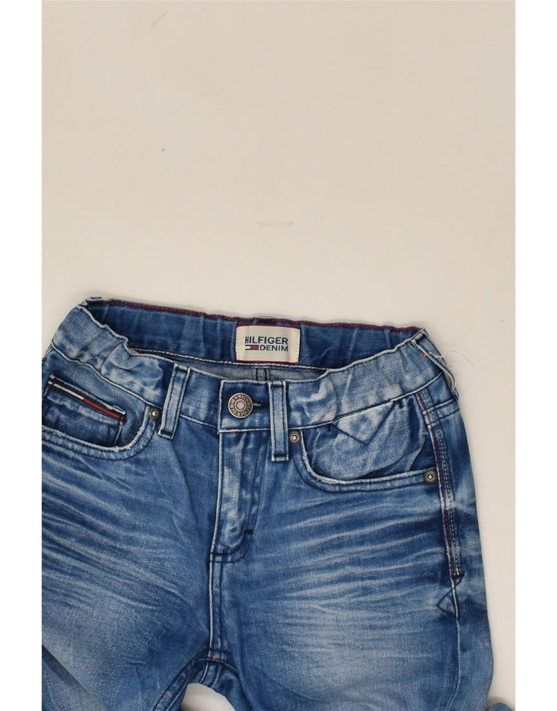 TOMMY HILFIGER Girls Slim Jeans 7-8 Years W22 L25 Blue Cotton | Vintage Tommy Hilfiger | Thrift | Second-Hand Tommy Hilfiger | Used Clothing | Messina Hembry 