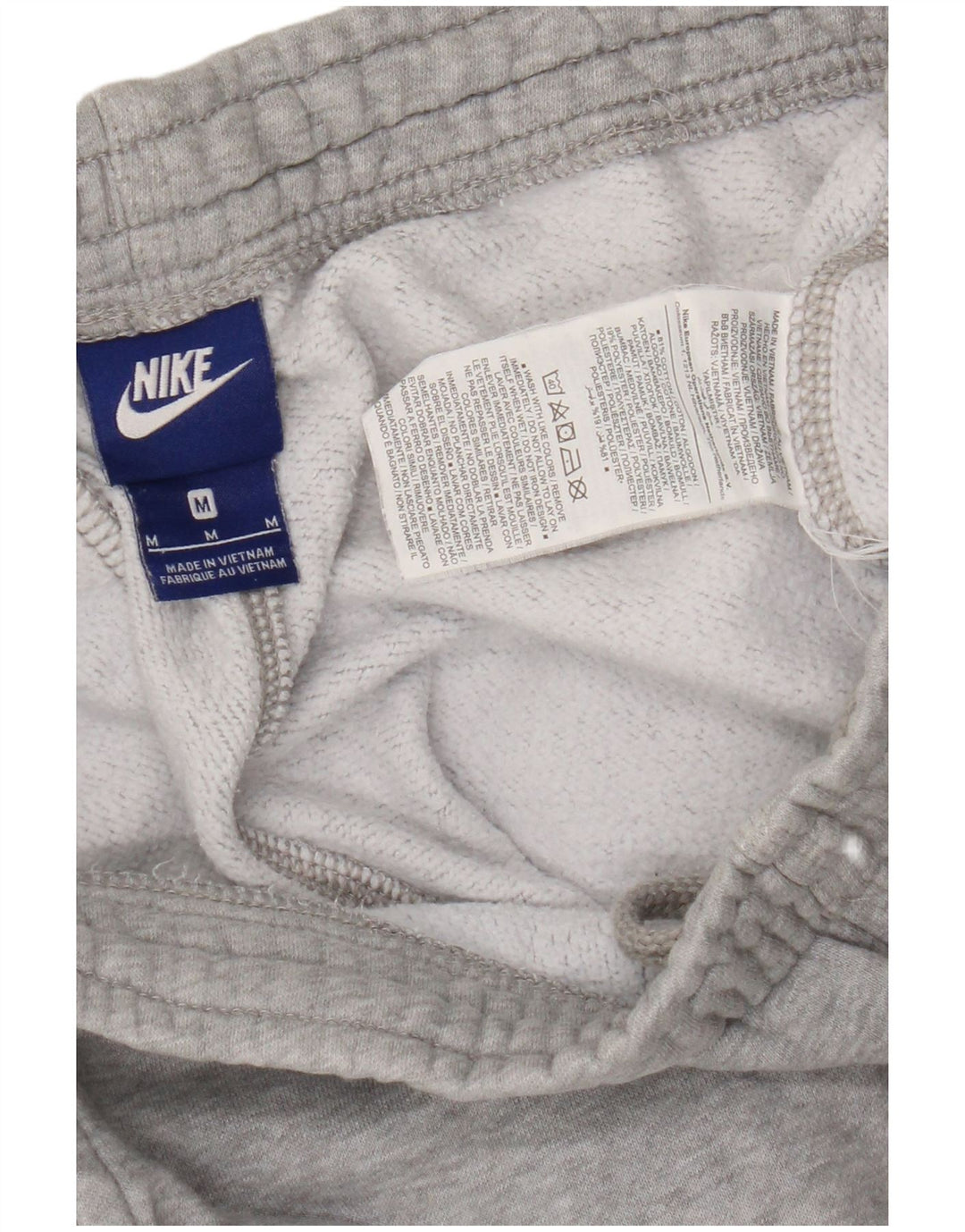 Nike Mens Tracksuit Trousers Joggers Medium Grey Flecked Cotton