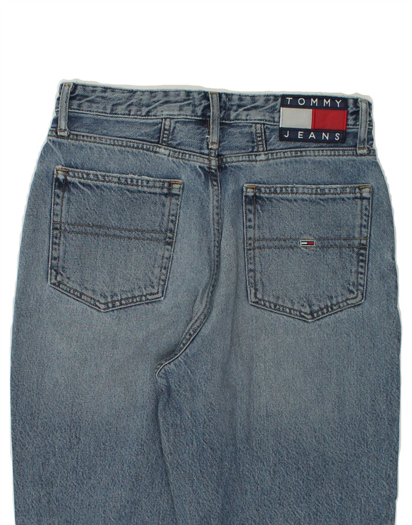 TOMMY HILFIGER Womens High Waist Tapered Jeans W28 L25 Blue Cotton Vintage Tommy Hilfiger and Second-Hand Tommy Hilfiger from Messina Hembry 