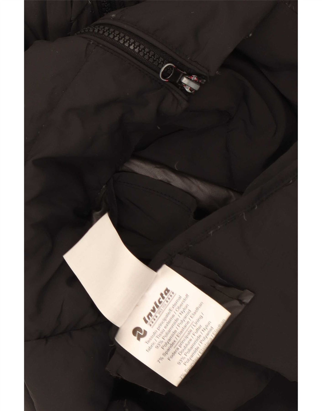Invicta Womens Padded Coat UK 6 XS Black Polyamide