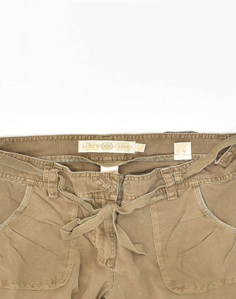 J. CREW Womens Chino Shorts US 6 Medium W30   Brown Cotton | Vintage J. Crew | Thrift | Second-Hand J. Crew | Used Clothing | Messina Hembry 