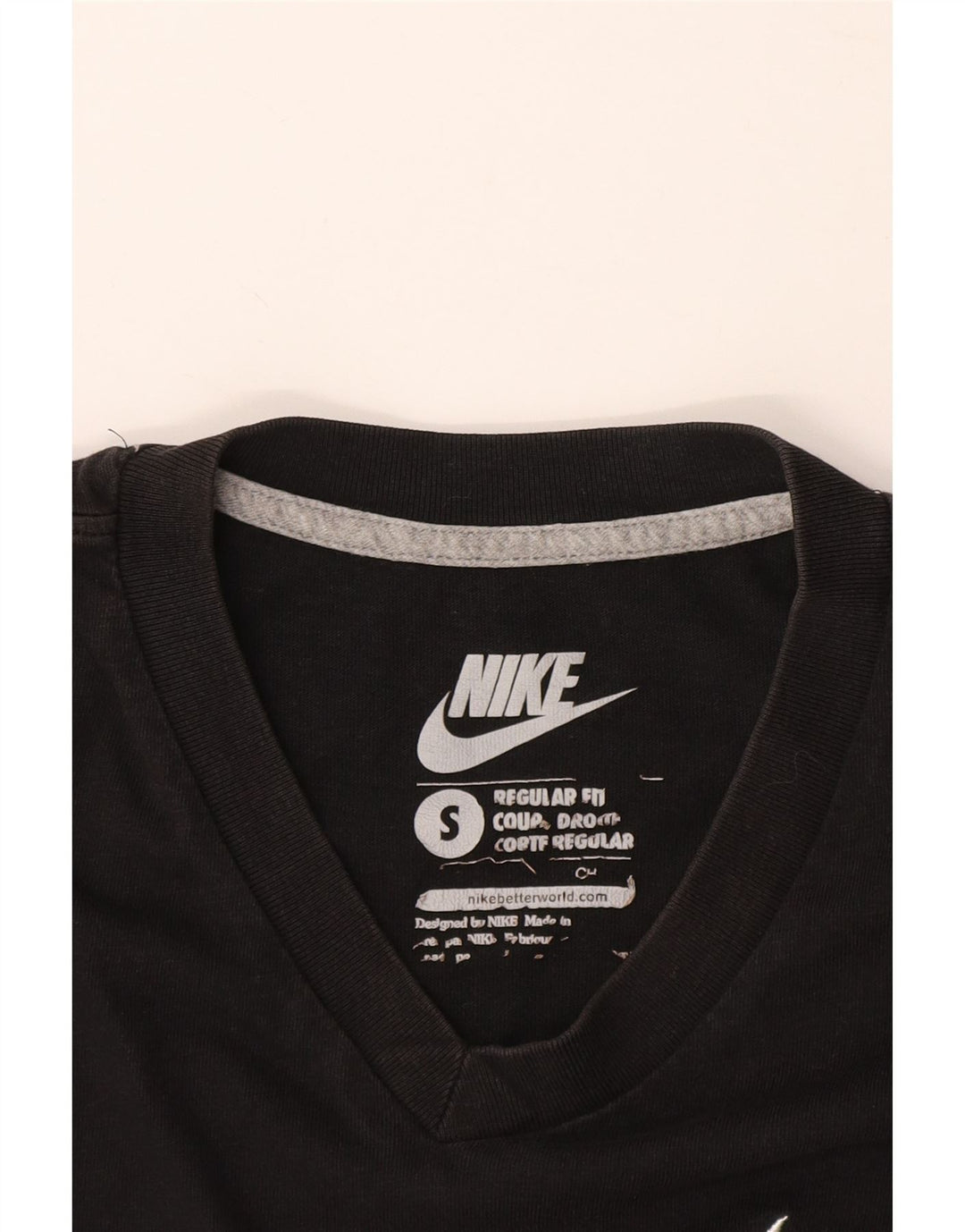 NIKE Mens Regular Fit T-Shirt Top Small Black