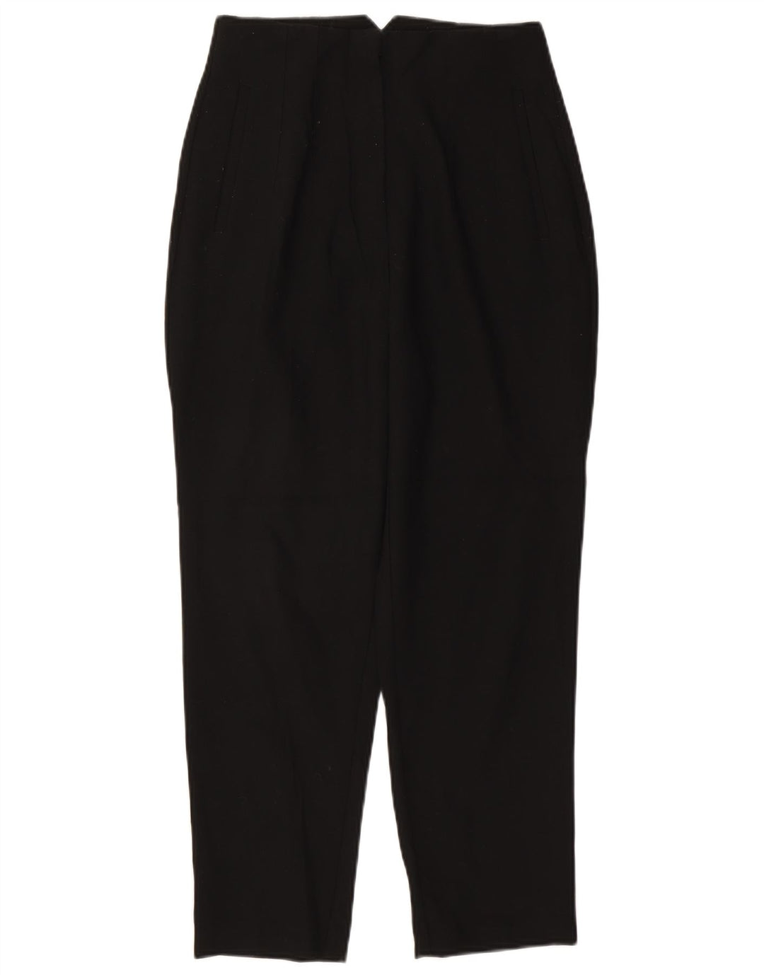 Zara Womens Tapered Casual Trousers Medium W28 L26 Black Polyester