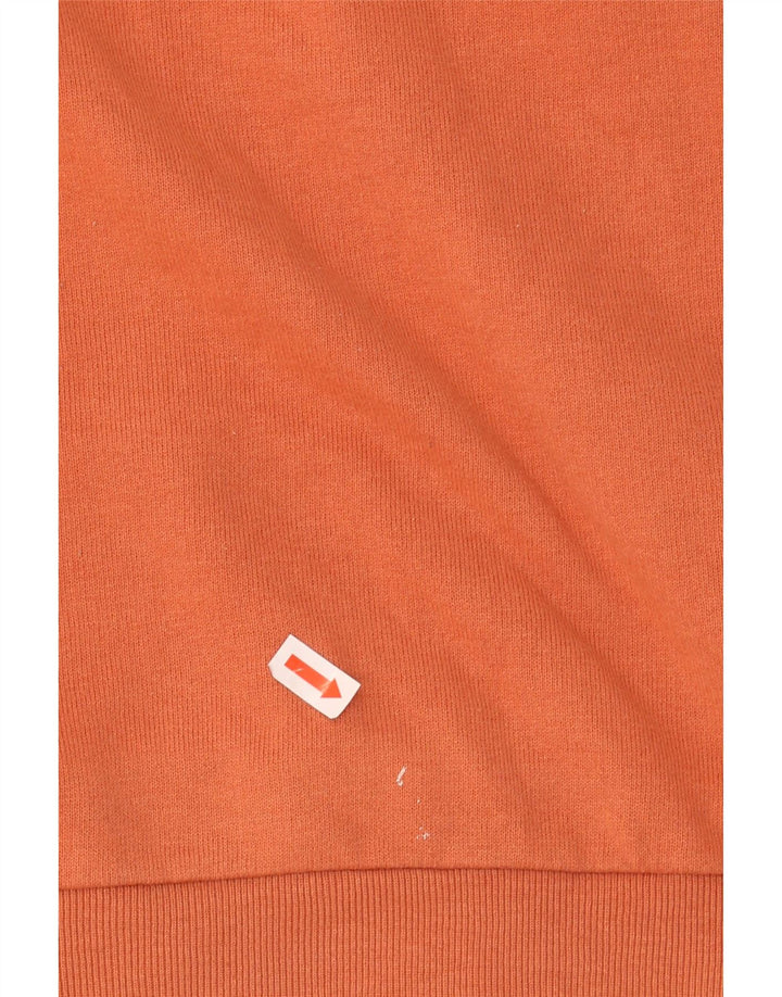 LEVI'S Womens Oversized Graphic Sweatshirt Jumper UK 22 3XL Orange Cotton Vintage Levi's and Second-Hand Levi's from Messina Hembry 